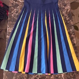 Anthropologie Maeve pleated style skirt NWT medium petite